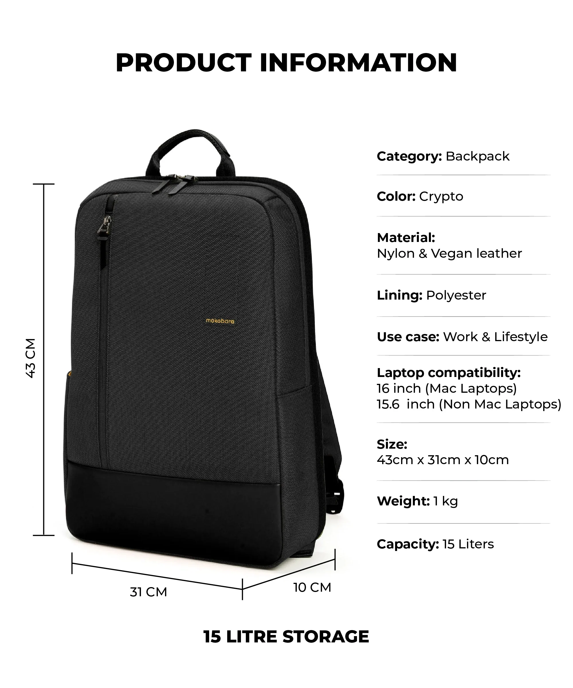 The Backpack Lite - 15L - Image 6