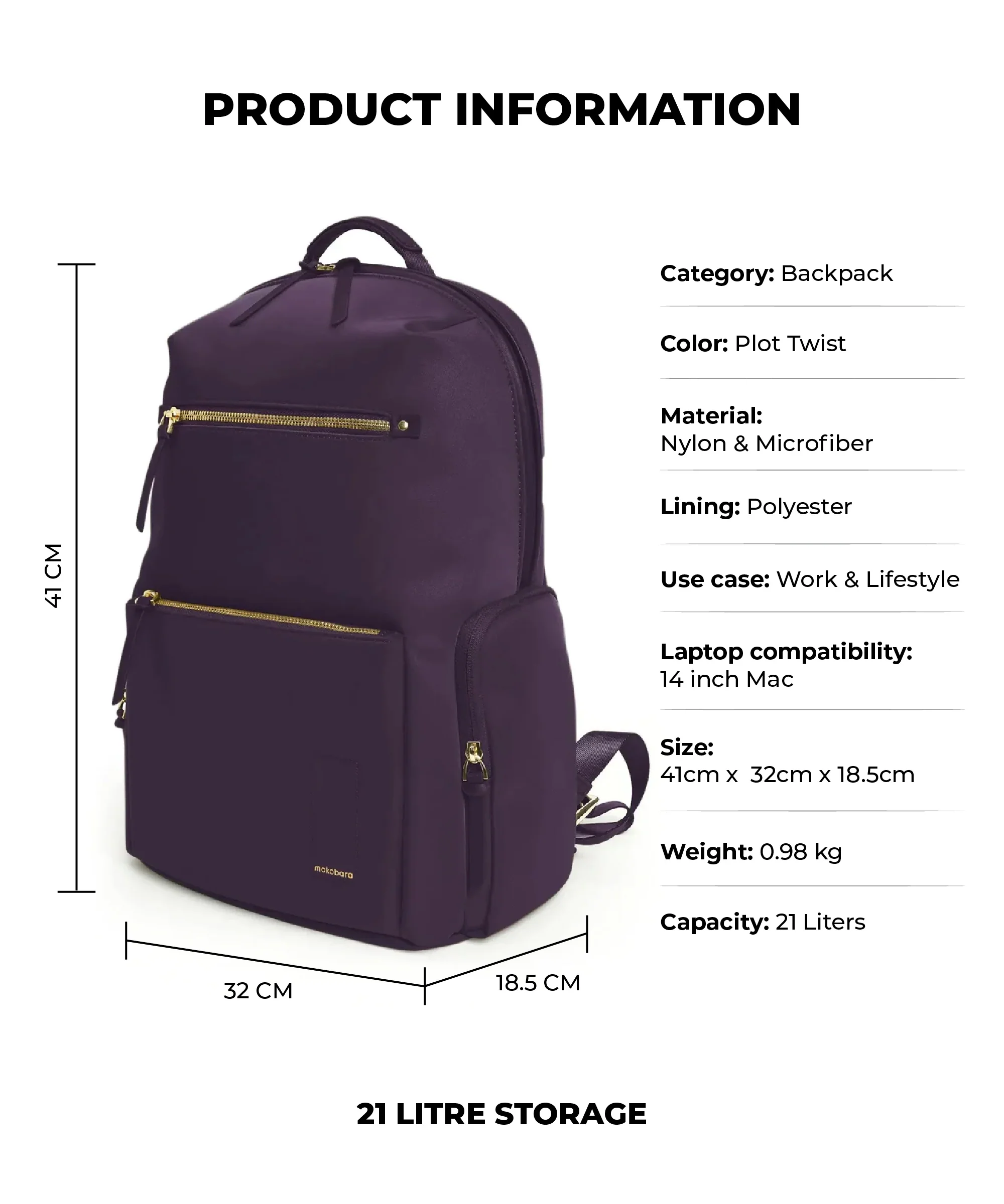 The Bliss Backpack - 21L - Image 9
