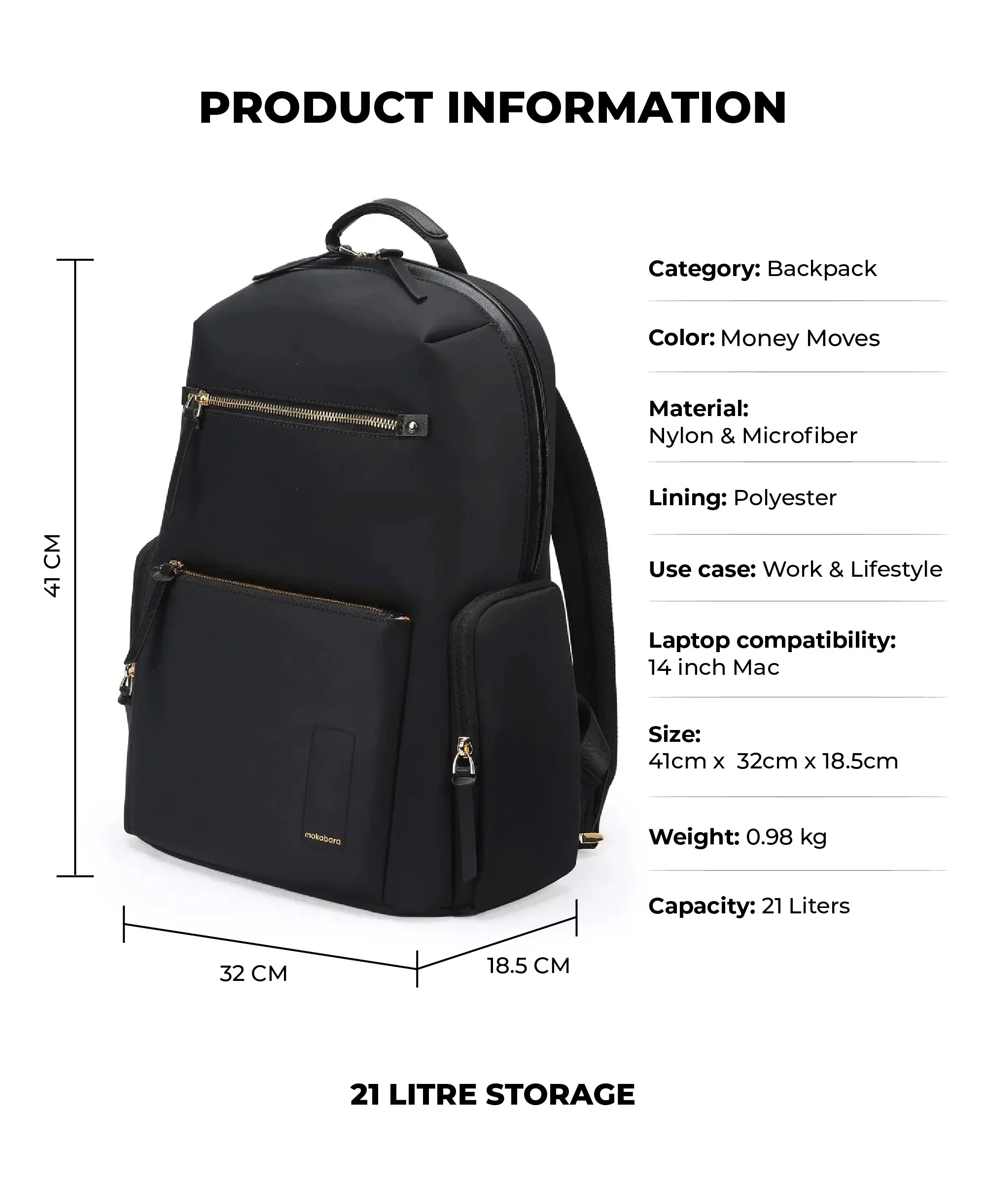 The Bliss Backpack - 21L - Image 8
