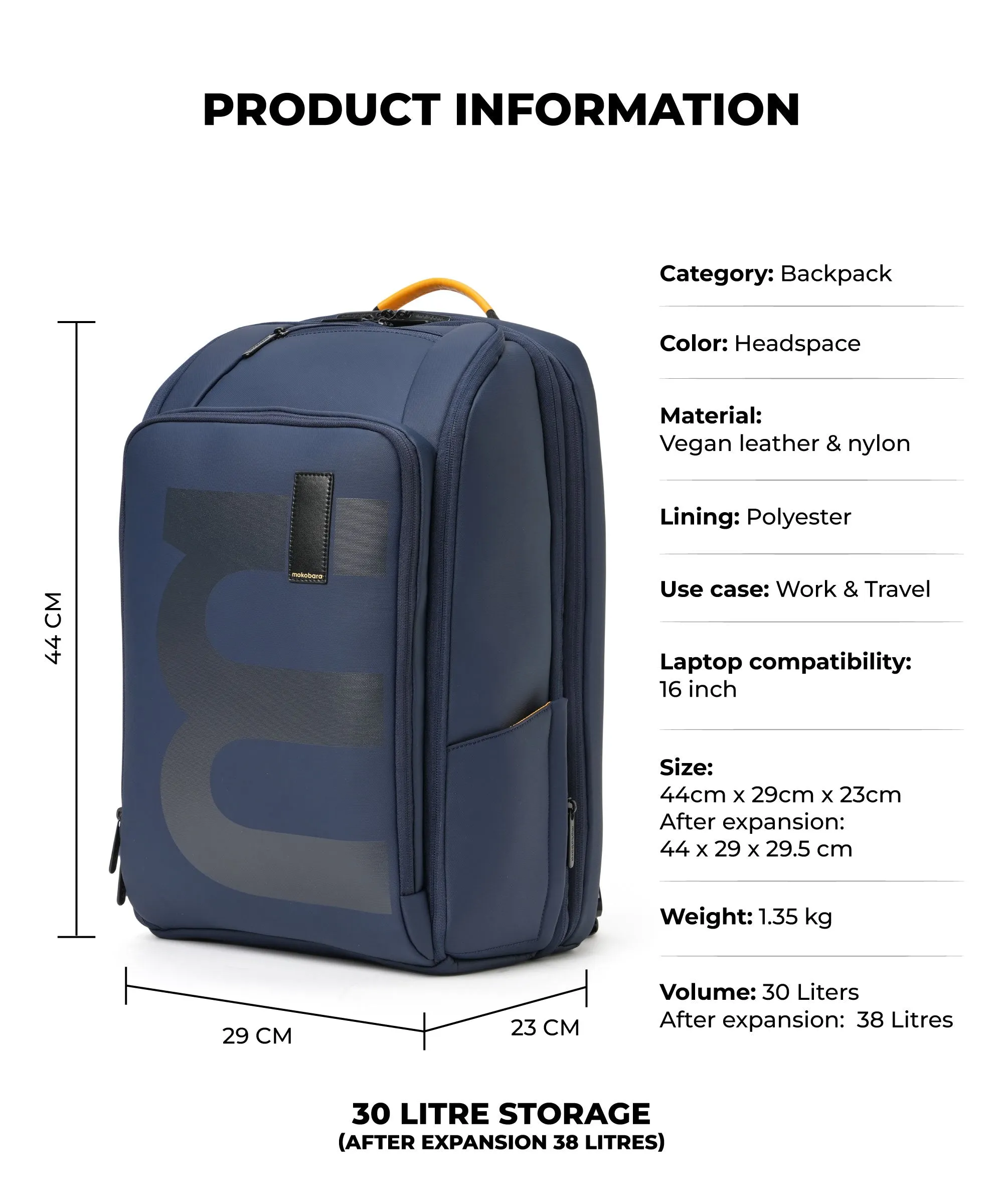 The Em Telescope Backpack - 38 L - Image 16