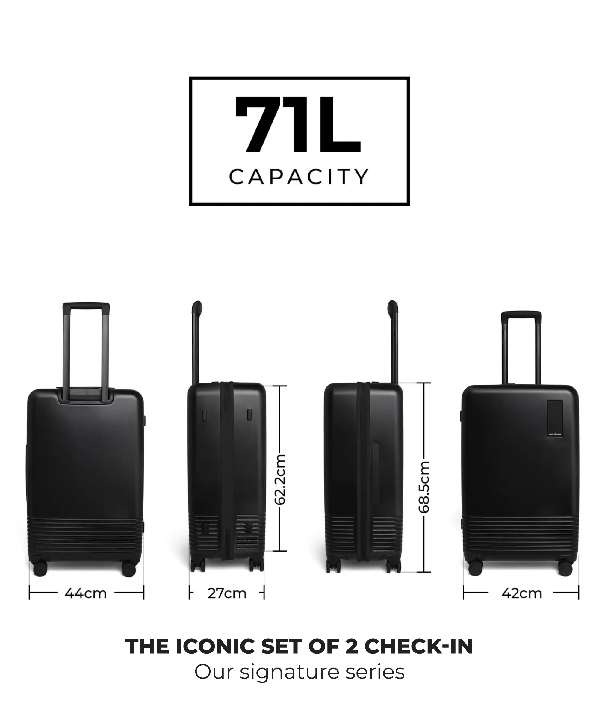 The Iconic Luggage Set of 2 (Check-in Medium + Large) - Image 15