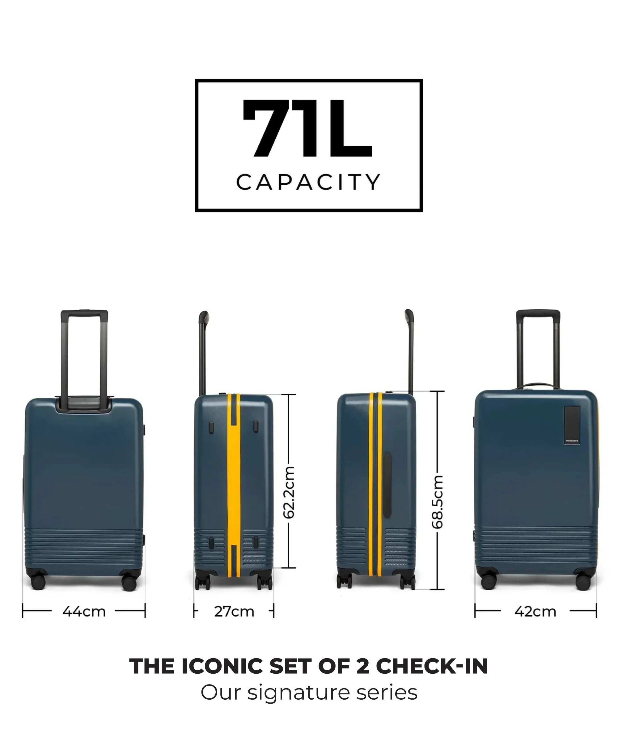 The Iconic Luggage Set of 2 (Check-in Medium + Large) - Image 22
