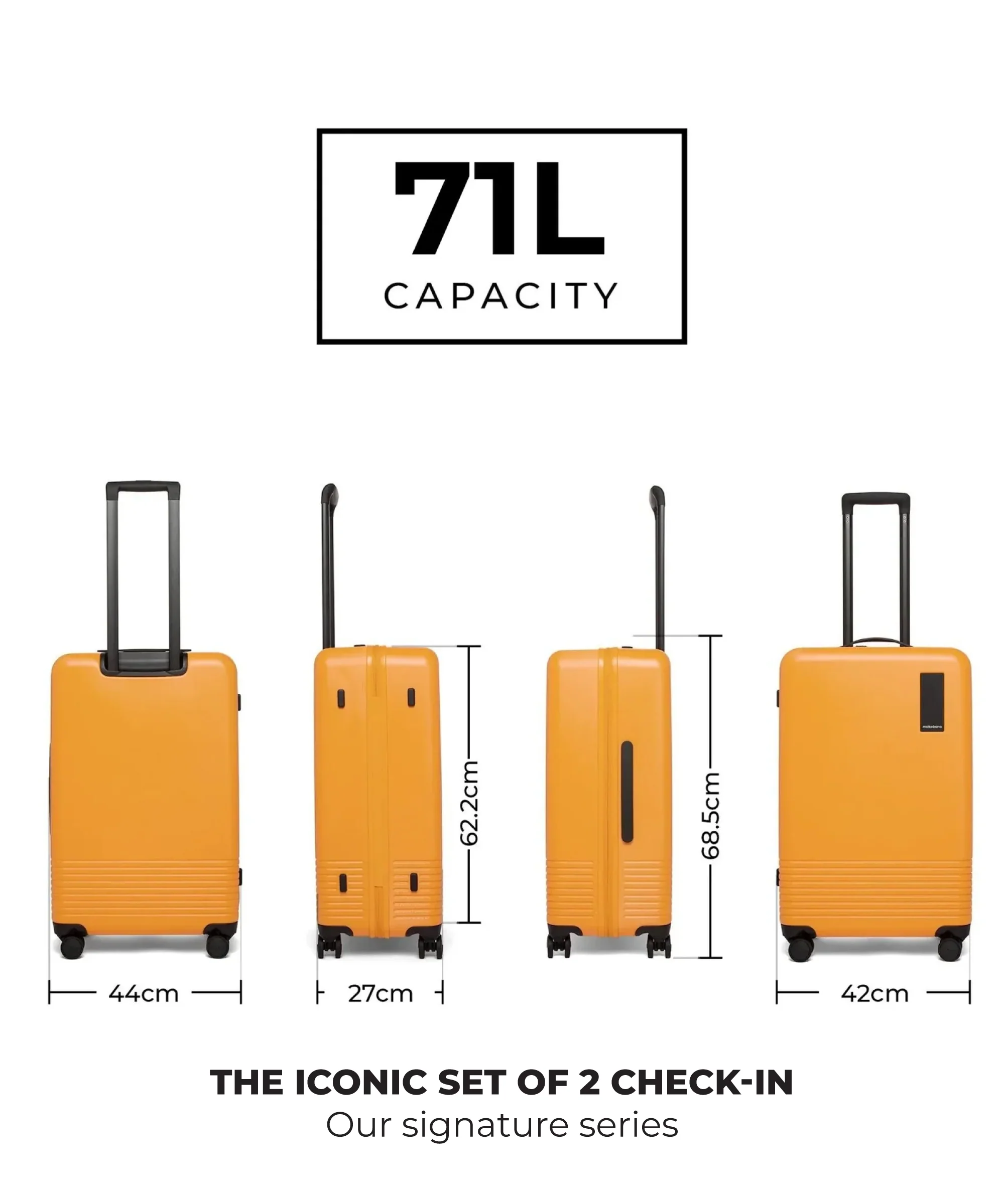The Iconic Luggage Set of 2 (Check-in Medium + Large) - Image 29