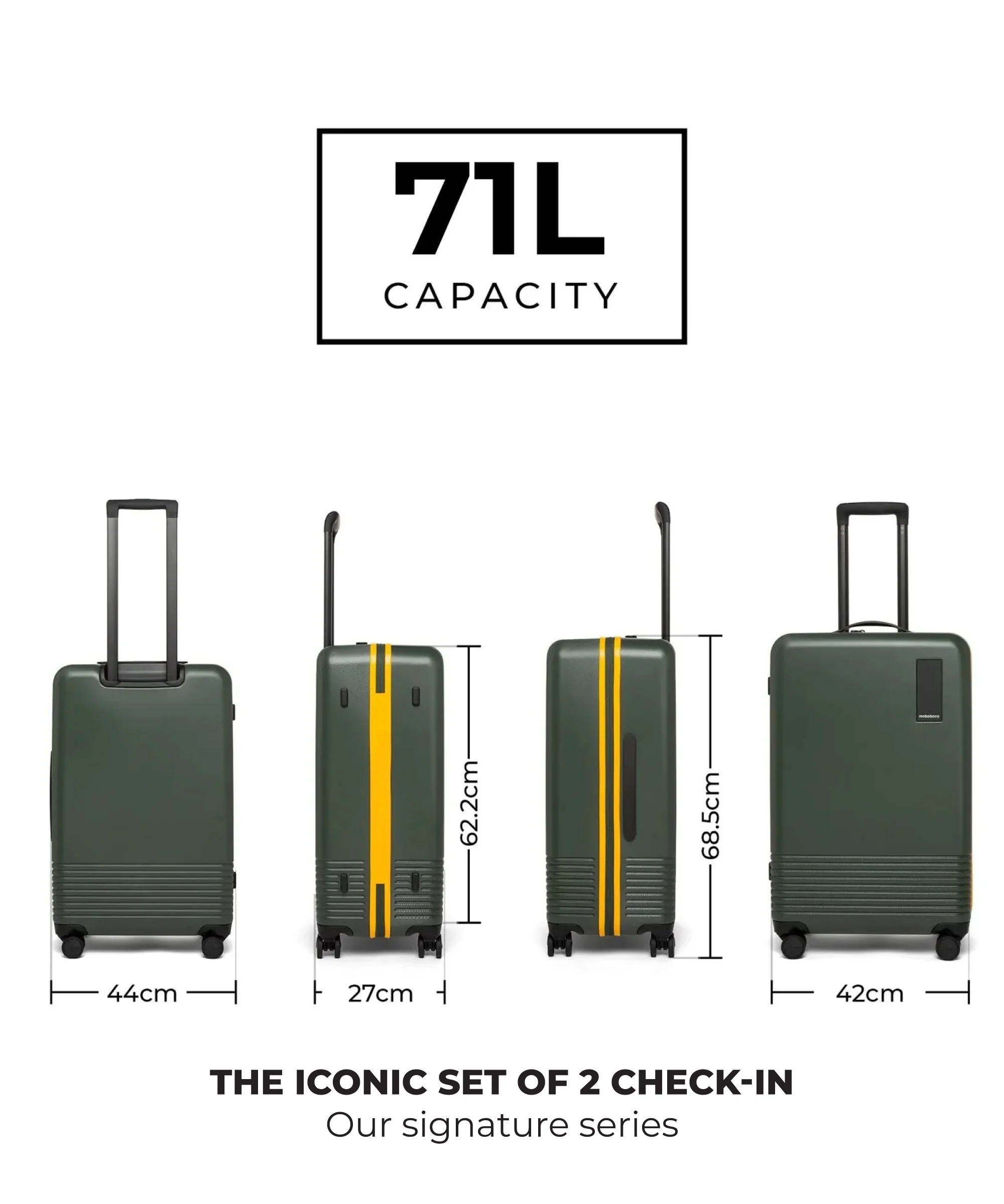 The Iconic Luggage Set of 2 (Check-in Medium + Large) - Image 8