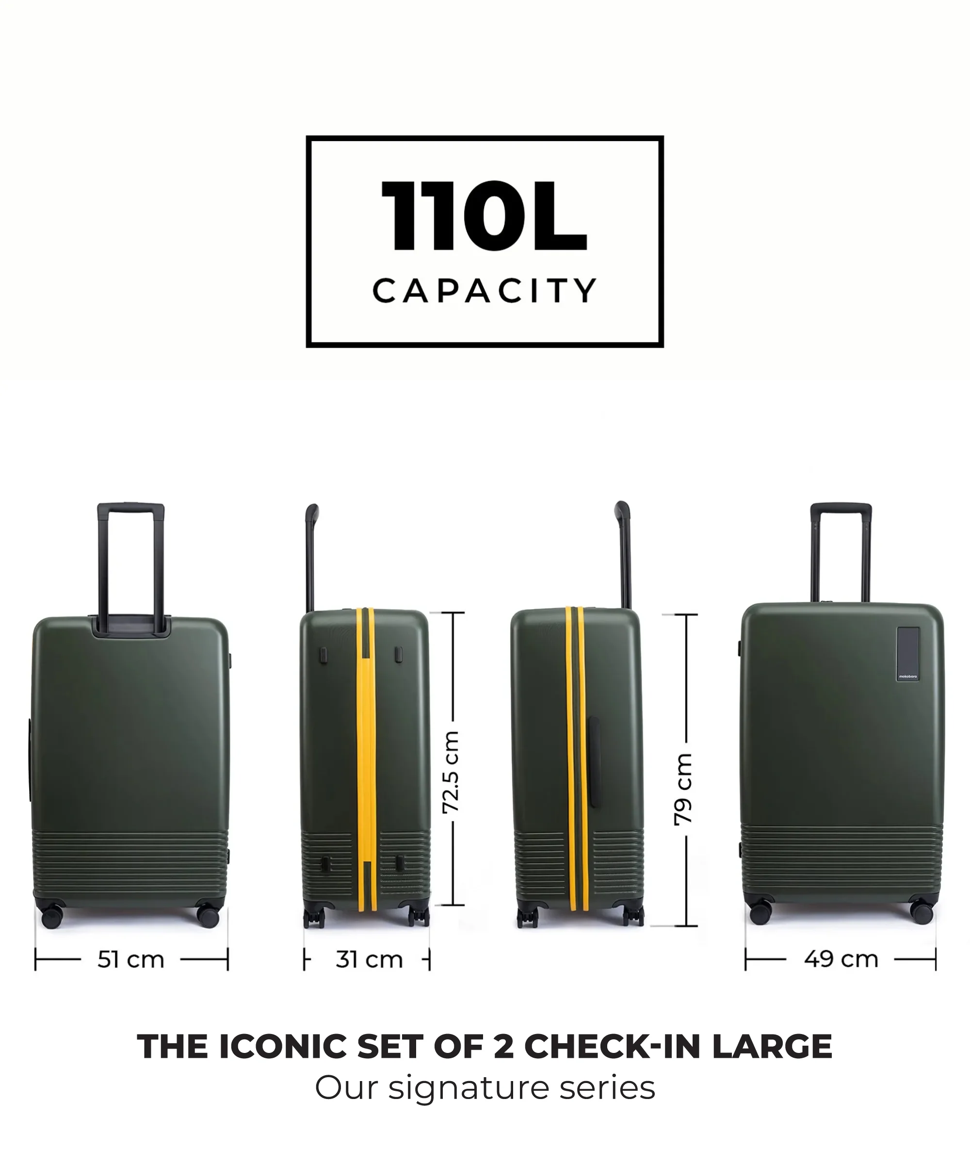The Iconic Luggage Set of 2 (Check-in Medium + Large) - Image 9