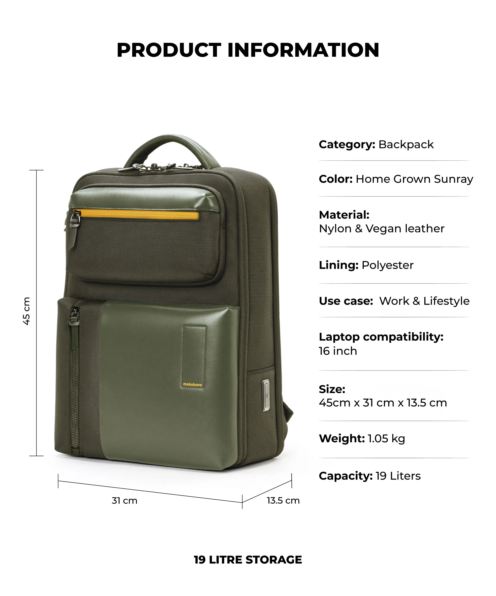 The Work Backpack - 19L - Image 34