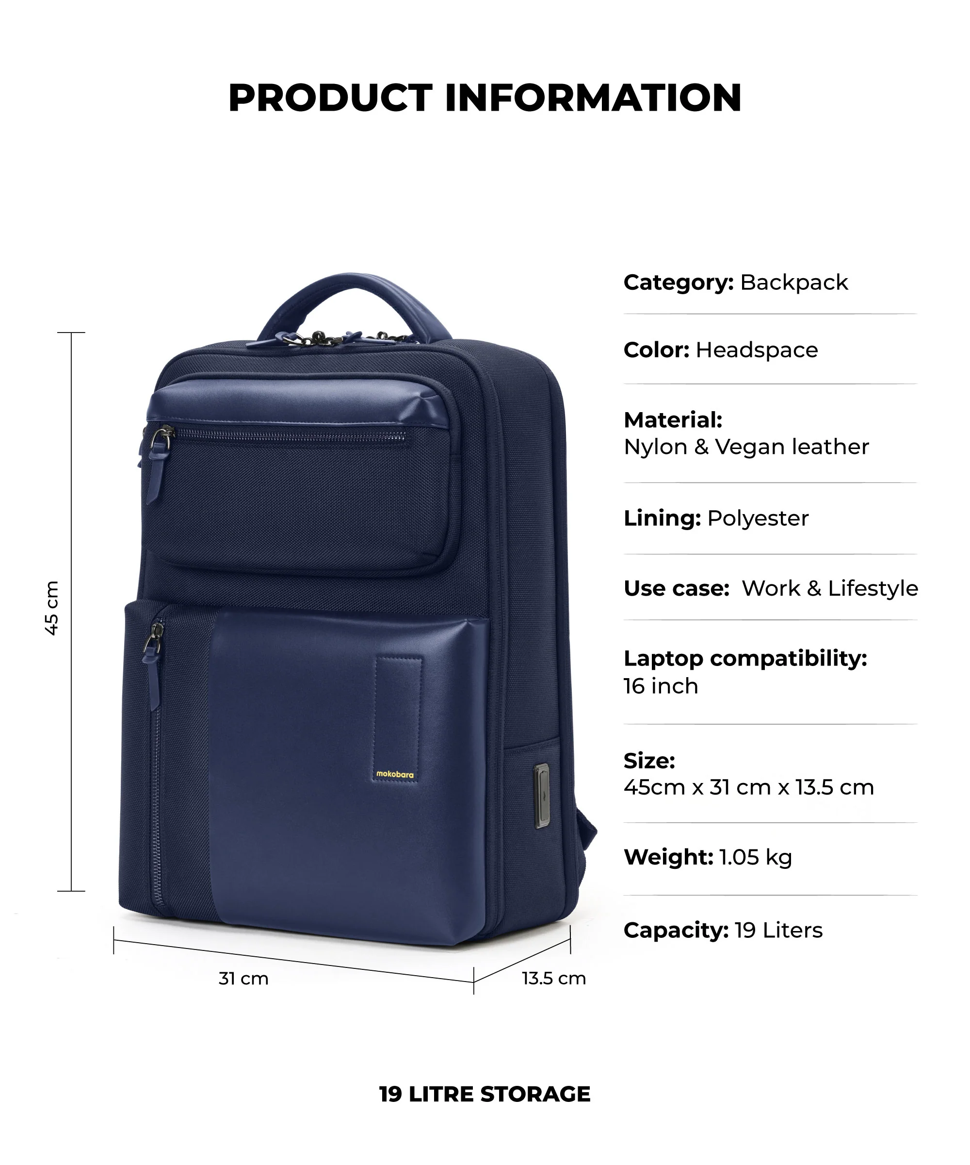 The Work Backpack - 19L - Image 44