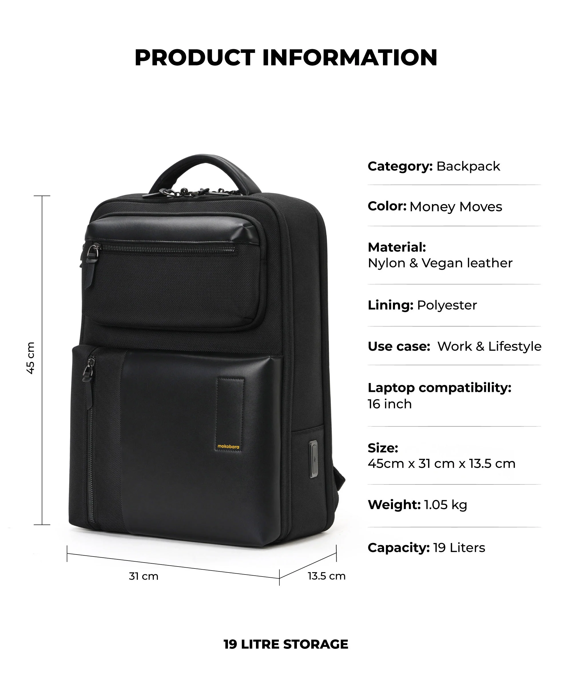 The Work Backpack - 19L - Image 52