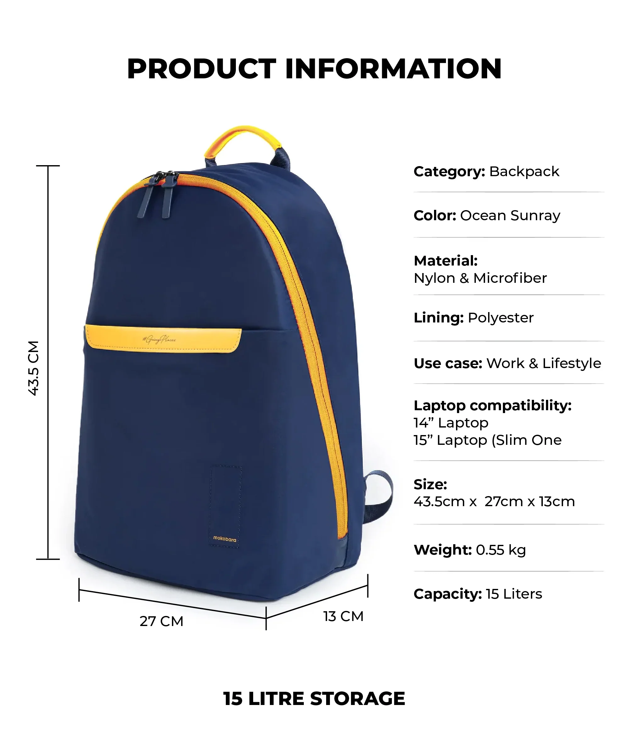 The Zip Around Backpack - 15L - Image 13